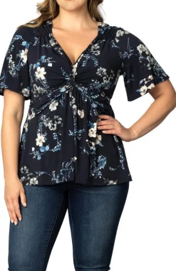 Abby Twist Front Top - Plus