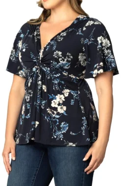 Abby Twist Front Top - Plus