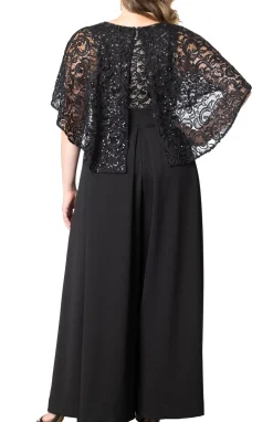 Alluring Sequins Formal Jumpsuit - Plus