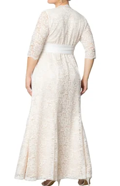 Amour Lace Wedding Gown - Plus