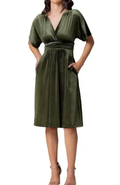 Angelic Velvet Cocktail Dress