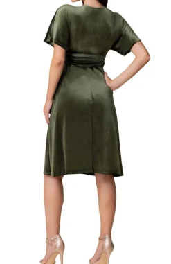 Angelic Velvet Cocktail Dress