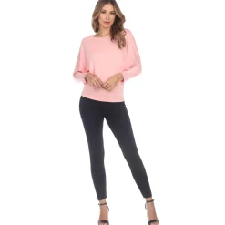 Banded Dolman Top