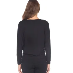 Banded Dolman Top