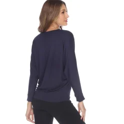 Banded Dolman Top