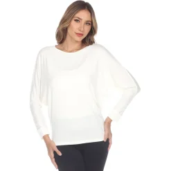 Banded Dolman Top