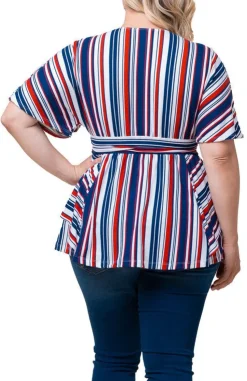 Boulevard Stripe Top - Plus