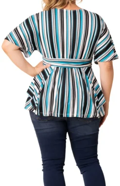 Boulevard Stripe Top - Plus