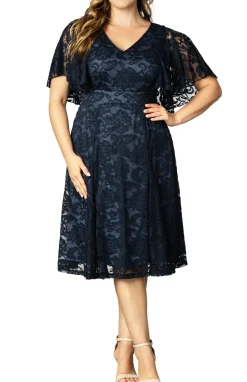 Camille Lace Cocktail Dress - Plus