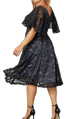 Camille Lace Cocktail Dress - Plus