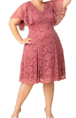 Camille Lace Cocktail Dress - Plus