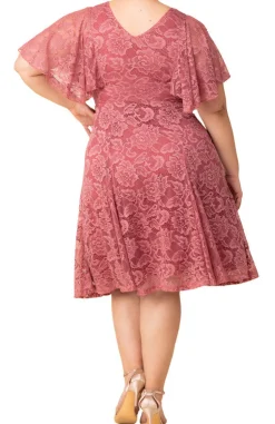 Camille Lace Cocktail Dress - Plus