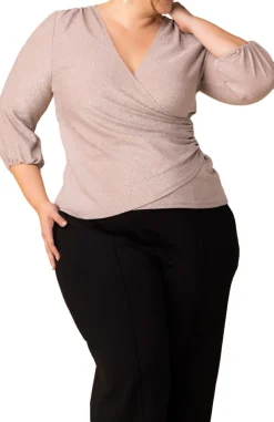 Celeste Faux Wrap Top - Plus