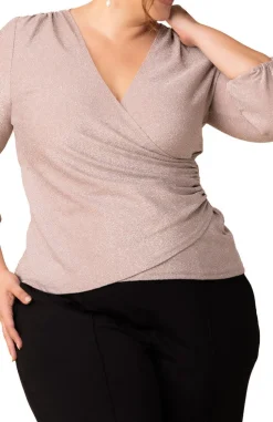 Celeste Faux Wrap Top - Plus