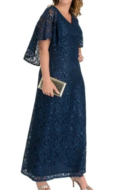 Celestial Cape Sleeve Gown - Plus