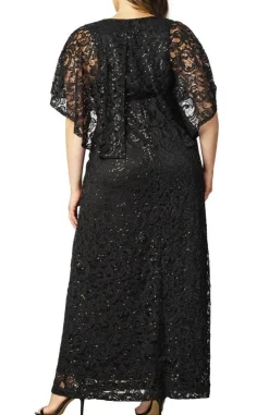 Celestial Cape Sleeve Gown - Plus