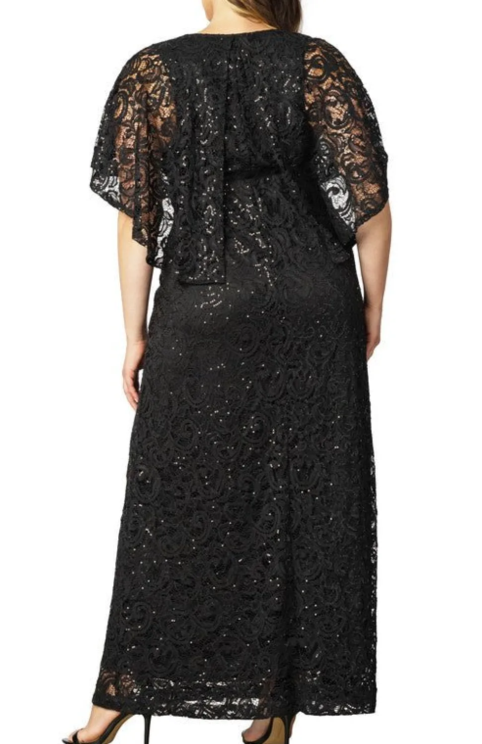 Celestial Cape Sleeve Gown - Plus
