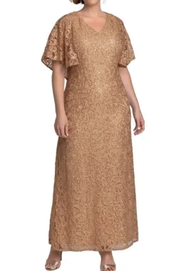 Celestial Cape Sleeve Gown - Plus