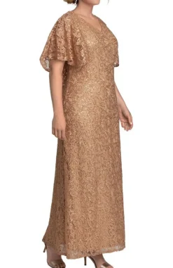Celestial Cape Sleeve Gown - Plus
