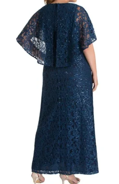 Celestial Cape Sleeve Gown - Plus
