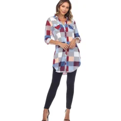 Classic Plaid Tunic Shirt