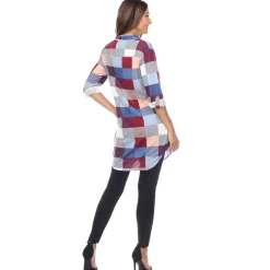 Classic Plaid Tunic Shirt