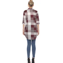 Classic Plaid Tunic Shirt