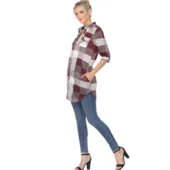 Classic Plaid Tunic Shirt