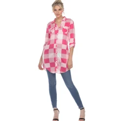 Classic Plaid Tunic Shirt
