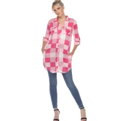 Classic Plaid Tunic Shirt