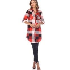 Classic Plaid Tunic Shirt