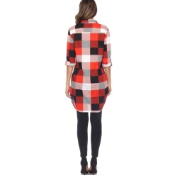 Classic Plaid Tunic Shirt