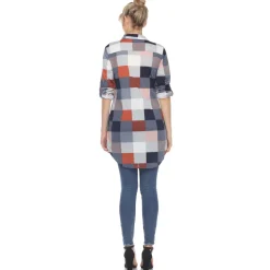 Classic Plaid Tunic Shirt