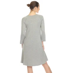Criss Cross Neckline Swing Midi Dress