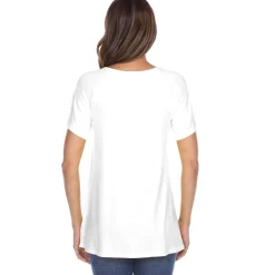 Crisscross Cutout Short Sleeve Top