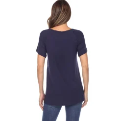 Crisscross Cutout Short Sleeve Top