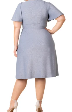 Crystal Cove Midi Cocktail Dress - Plus