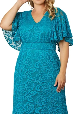 Duchess Lace Evening Gown - Plus