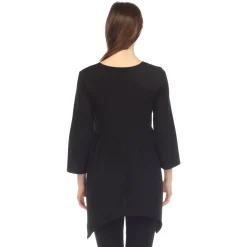 Empire Waist V-Neck Tunic Top
