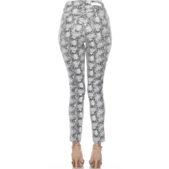 Faux Suede Snake Print Pants