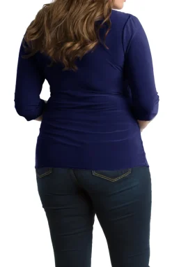Femme Fatale Faux Wrap Top - Plus