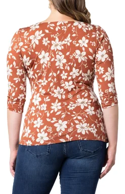 Femme Fatale Faux Wrap Top - Plus