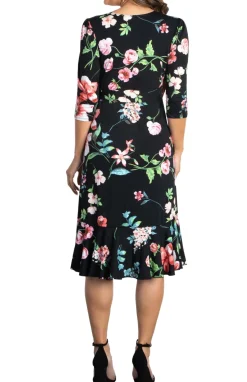 Flirty Flounce Wrap Dress