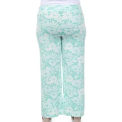 Floral Paisley Palazzo Pants - Plus