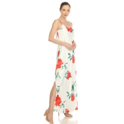 Floral Strap Maxi Dress