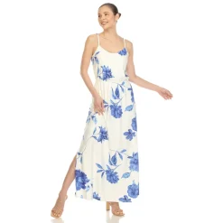 Floral Strap Maxi Dress