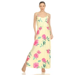 Floral Strap Maxi Dress