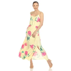 Floral Strap Maxi Dress