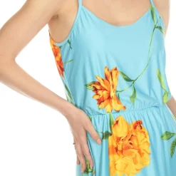 Floral Strap Maxi Dress