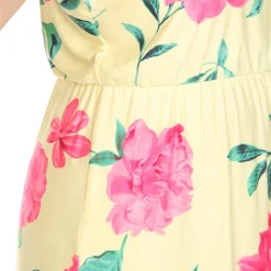 Floral Strap Maxi Dress - Plus